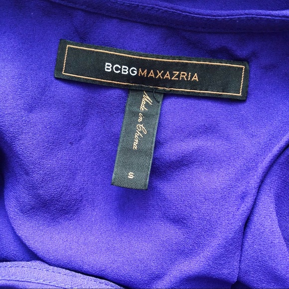 BCBG Max Azria Indigo Ruched “Going Out” Dress - Picture 6 of 7